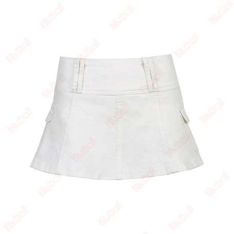 sexy girls white short skirt